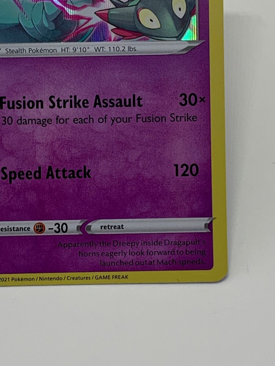 Dragapult - Stage 2 - Fusion Strike - 130/264 - Holo Rare Dragapult - Stage 2 - Fusion Strike - 130/264 - Holo Rare