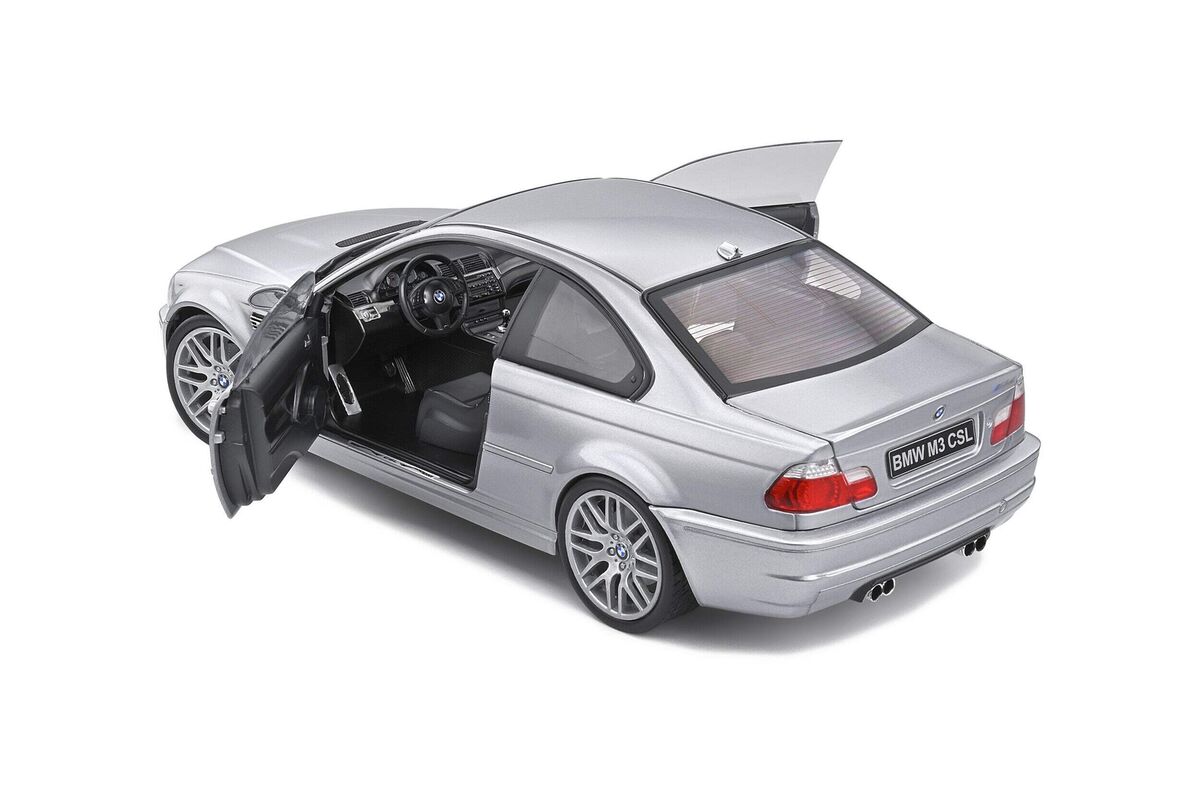 Solido 2003 BMW E46 M3 CSL Silver Metallic 1:18 S1806503 | eBay Solido 2003 BMW E46 M3 CSL Silver Metallic 1:18 S1806503 | eBay