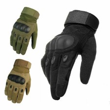 Army Military Combat Hunting Shooting Tactical Hard Knuckle Full Finger Gloves