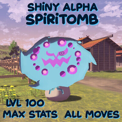 ✨ Ultra Shiny Spiritomb ✨ Pokemon Violet Scarlet ✨ Max Stats All Moves 6 IV