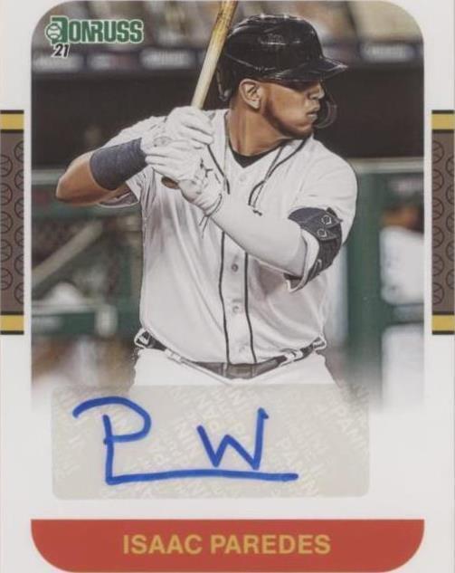 2021 Panini Donruss - Isaac Paredes #87S-IP - 1 of 1