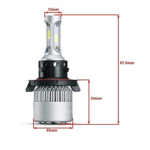 6000K White For GMC Yukon 2007 - 2014 LED Headlights Kit Hi/Lo Beam 2x Bulbs - Picture 8 of 11