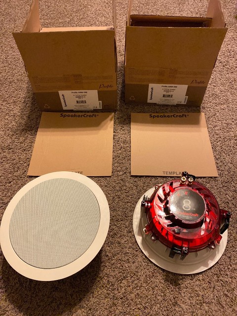 Lot Of 2 Speaker Craft Aim 8 Series 1 In Ceiling Speakers For Sale