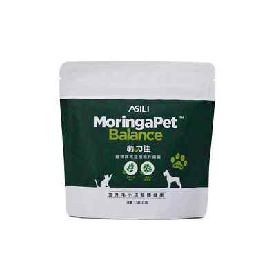 Asili Global Moringa Pet Premium Lifestyle Formula Healthy Supplement 120g NEW