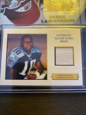 2006 Topps Turkey Red - Relics #TRR-VY Vince Young (MEM, RC) Qty. 2 Card Lot