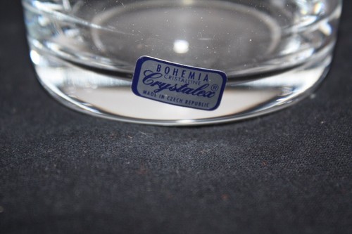 6 BOHEMIA CRYSTALEX ODLIVKA NEEDLE ETCHED OLD FASHION 6oz. GLASSES MINT - Picture 2 of 5