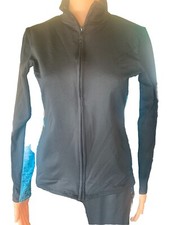 Synchro Team Warm Up Jacket Black Teal Side Design The Line Up Co New Small