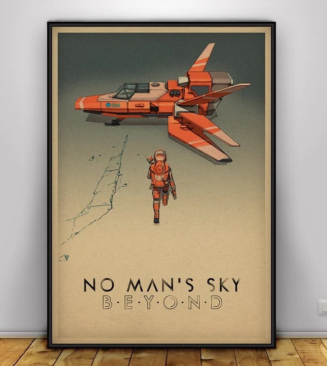 No Man's Sky Game Poster Wall Art Wall Prints Home Decor eBay