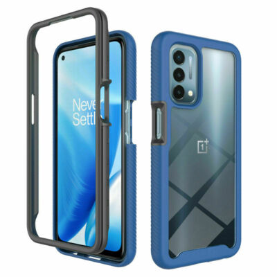 For OnePlus Nord N200 5G Bumper Shockproof Case Hybrid Armor Clear PC Back Cover
