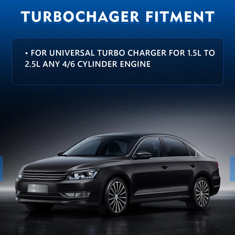 Turbocompresor T3/T4 T04E Turbo .57 A/r T3 Brida Universal Motor 1.5L a 2.5L AA Foto 2 de 4