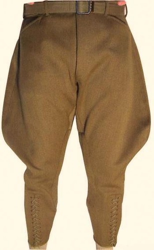 Steampunk Costumes, Outfits for Women    Mens Khaki Jodhpurs Breeches Equestrian Baggy Pants Horse Riding Sports Breeches £88.00 AT vintagedancer.com