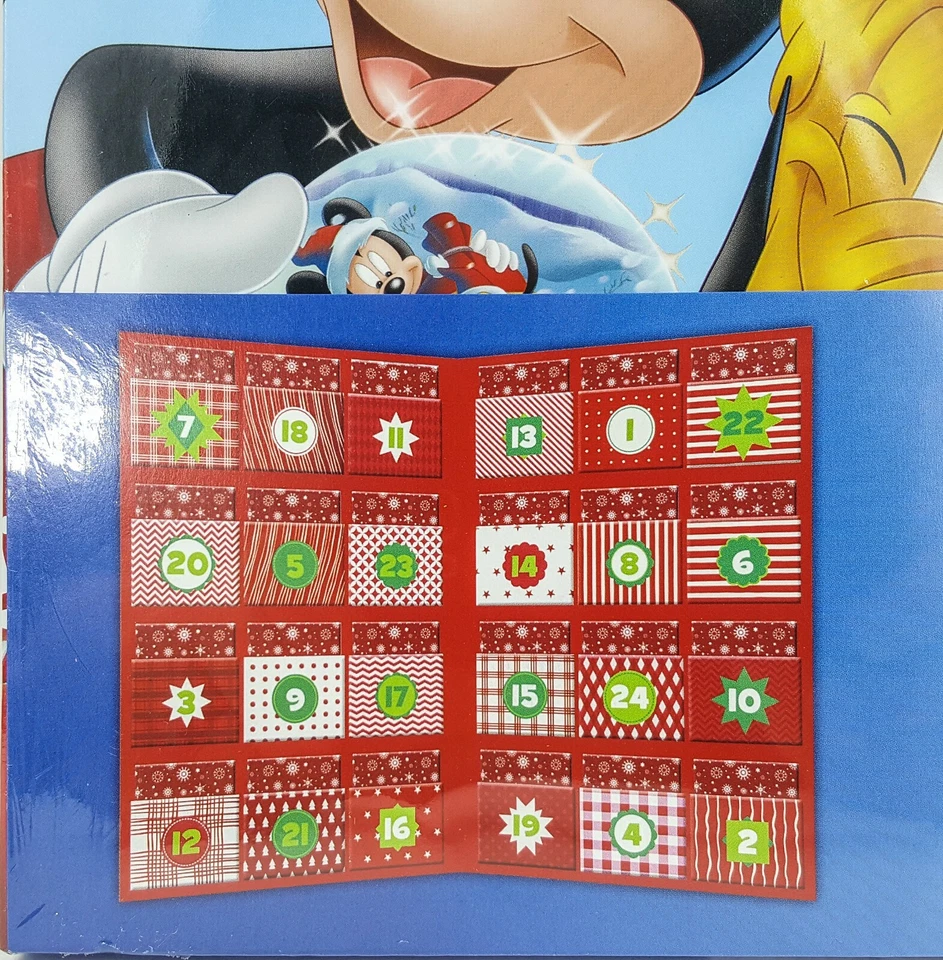 Disney Storybook Countdown ADVENT CALENDAR 21 x 14" w/ 24 Hardcover Books NEW - Image 2 of 4