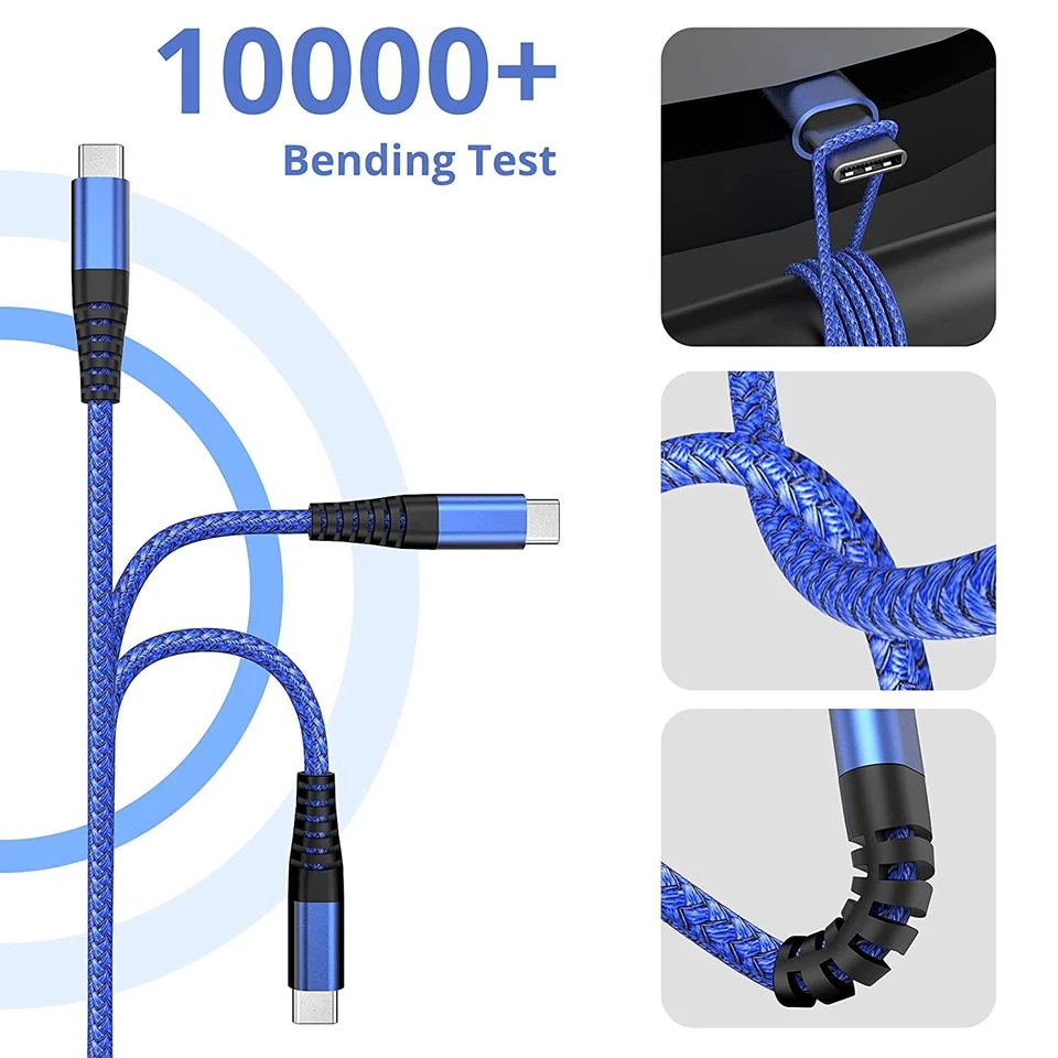 For Huawei Cable Fast Type-C  USB Cable for P50 P40 P30 P20 Mate 20 / 50 /40 pro - Image 3 of 4