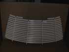 <!--F#f_0-->NF-NL FORD FAIRLANE OFF WHITE REAR VENETIAN BLINDS / AUTO SHADES<!--F/-->