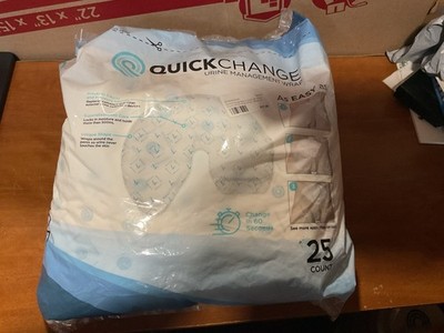 Quick Change Men s Overnight Adult Incontinence Wrap,  An Hold 17oz