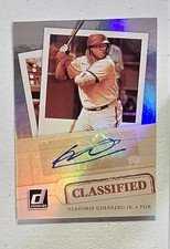 Vladimir Guerrero Jr 2021 Donruss Classified Auto #CS-VGJ Toronto Blue Jays 