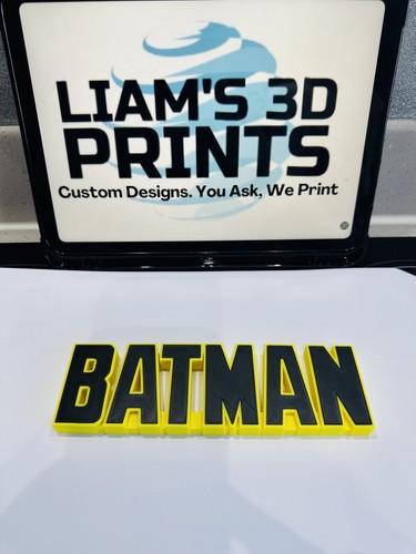 Decorative Batman Film TV Self Standing  logo  Sign Display  Pops - Bild 3 von 4