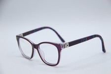 NICOLE MILLER CLEA C03 PURPLE AUTHENTIC EYEGLASSES 47-14