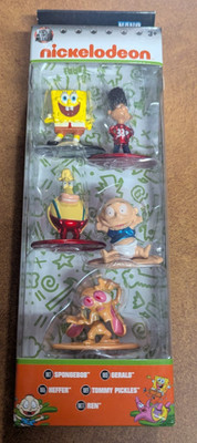 Nickelodeon Nano Metalfigs - Pack B - Sponge Bob, Ren