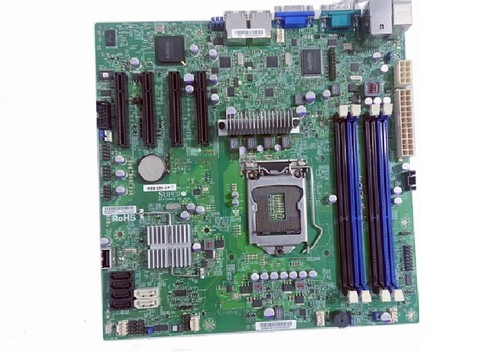 1pc single channel MATX mini motherboard 1zk X9SCM-iif 1155-pin C204 1200 I3