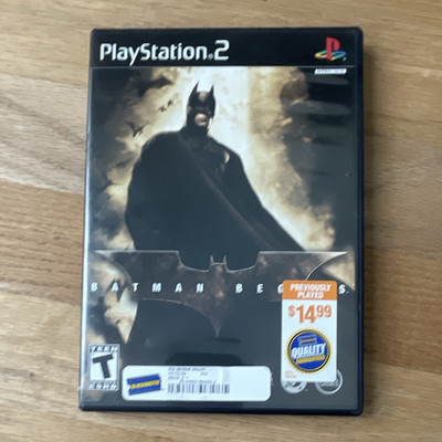 EA PS2 Batman Begins Batman Series Multiplayer T NTSC-U/C Video Game w/ Case