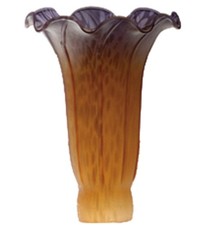 Meyda Tiffany 10168 Lily 3W x 5 Tall Lamp Sha...