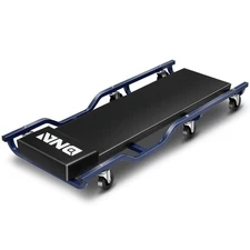 38"L x 17"W x 4.33"H 300LBS Capacity Black Roller Mechanic Garage Shop Creeper