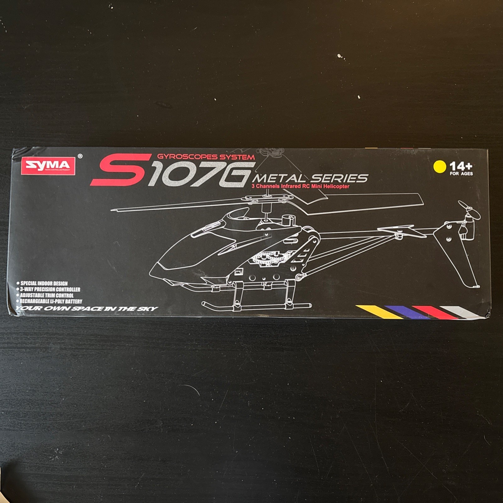 Syma RC Yellow Helicopter S107G 3.5CH Alloy Remote Control T