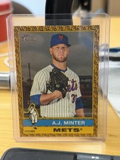 2025 Topps Heritage High Number #597 A.J. Minter Color of the Year /76