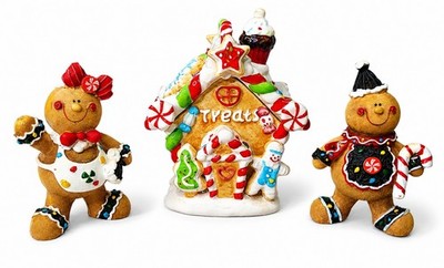 Gingerbread Cookie Couple & Treats Gingerbread House Hobby Lobby Christmas