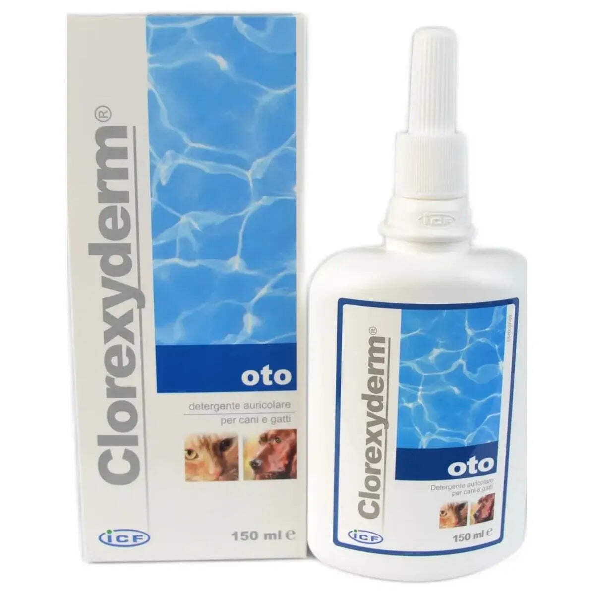 Clorexyderm Oto - Detergente Auricolare Per Cane E Gatto - Set %: 2 X 150 Ml - Immagine 2