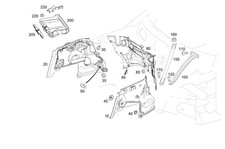 Mercedes-Benz Genuine Battery Frame Front Left For AMG GT C X290 A2056201502