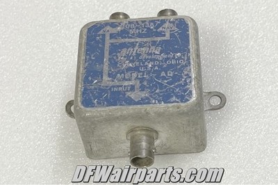 AD-3, 108 to 136MHz Aircraft Nav Antenna Splitter / Diplexer