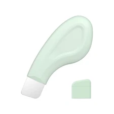Blackhead Remover Tool - Silicone Face Scraper for Deep Cleansing Green