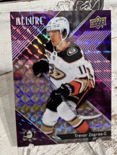 2024-25 Upper Deck Allure Trevor Zegras Purple Diamond 4/10 shipped in 1 touch  