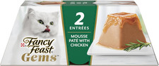 Fancy Feast Gems Pate Cat Food Mousse with Chicken and a Halo of Savory Gravy Ca