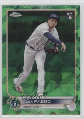 2022 Topps Chrome Update Sapphire Green 29/75 Alex Faedo #US64 Rookie RC fm0