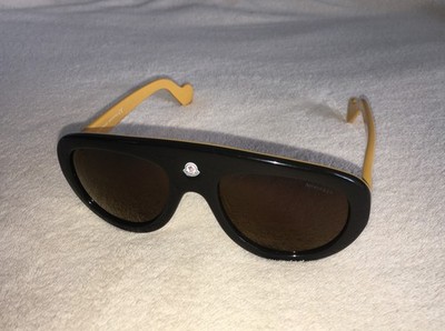 Moncler Sonnenbrille Blanche Gelb ML 0001145 Brille Herren Men sunglasses yellow