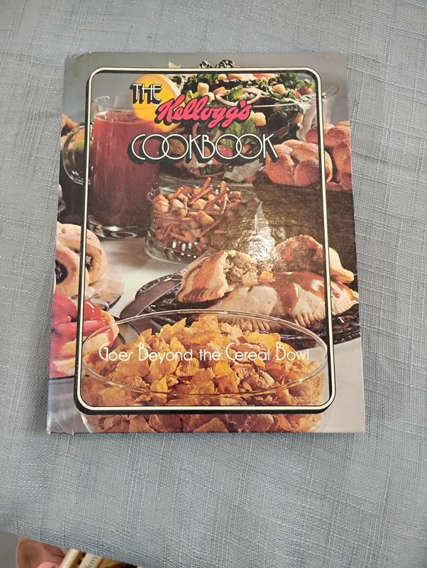 Kellogg's Cookbook Spiral Bound Recipe Book Goes Beyond the Cereal Bowl Vintage