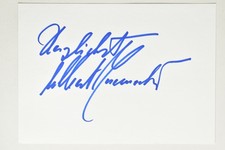 Albert Rueprecht -  - original Autogramm -  - ca. 10x15cm - Schriftst&uuml;ck