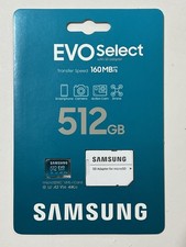 New Samsung EVO Select 512GB microSDMemory Card Adapter MB-ME512SA/AM