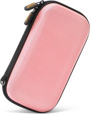 GLCON Electronic Organizer Travel Case - Shockproof Carrying 1 Pack, Pink