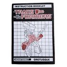Transformers G1 Autobot Monsterbot Grotusque Instructions Book Manual