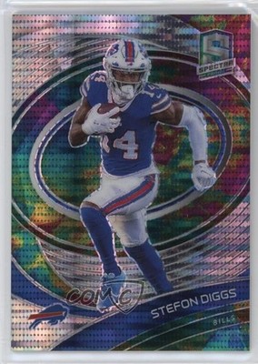 2021 Panini Spectra Celestial Prizm 44/99 Stefon Diggs #11 1n7b