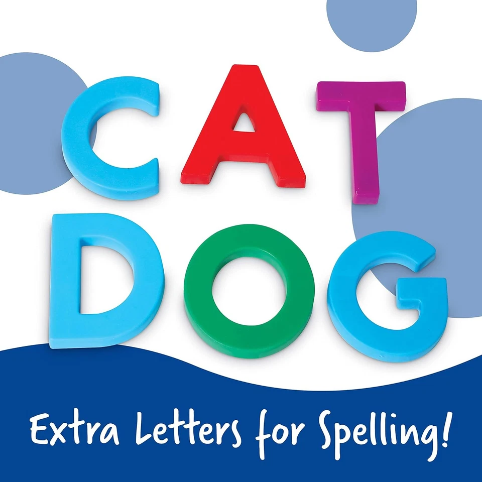 Learning Resources Jumbo Magnetic Uppercase Letters, Pack of 1, Multi Color - Image 3 of 4