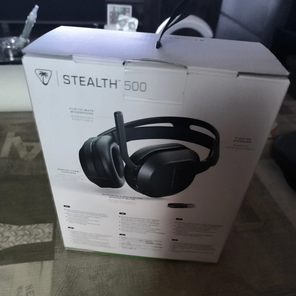 Turtle Beach Stealth 500 Kabelloses Gaming Headset, Schwarz (Mikrofon geklebt) - Bild 2 von 4