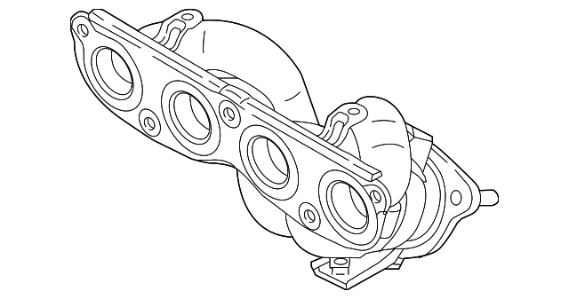 NEW Manifold Catalytic Assy-exh 28510-2E020 for 2014-2018 Hyundai Tucson 2.0L Foto 3 de 4