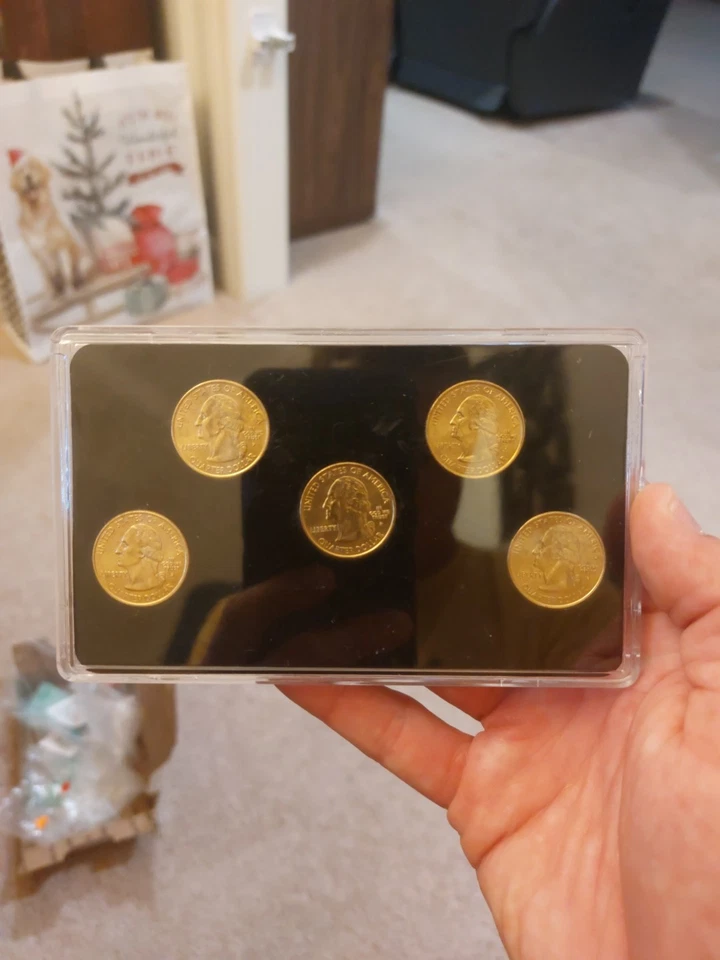 2002 Commemorative Quarters Gold Edition - Image 4 of 4