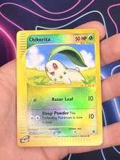 Chikorita 100/165 Expedition Base Set Reverse Holo 2002 Pokemon Card