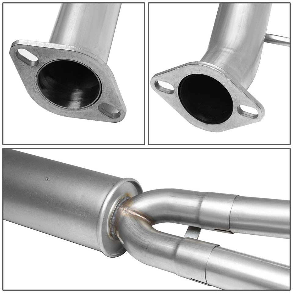 Sistema de escape trasero silenciador núcleo persiana gato 2,5" para Toyota Tundra V8 09-21 Foto 3 de 4